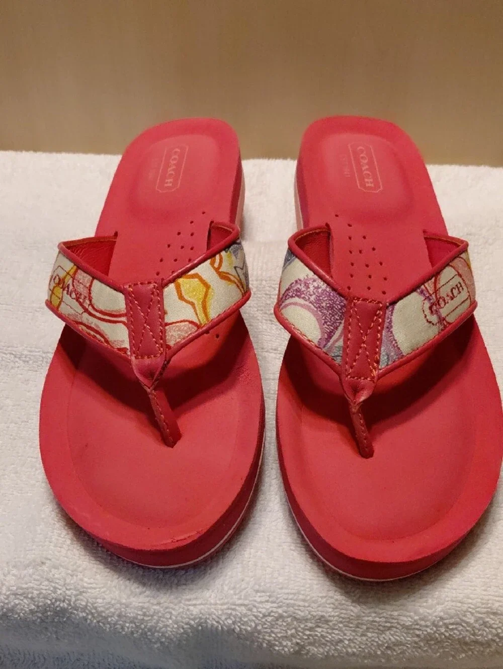 Coach Jolie Signature Flip Flop Sandal